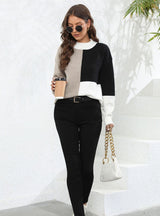 Irregular Knitted Loose Pullover Sweater