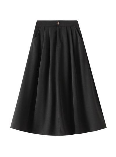 High Waist Slim Big Swing Skirt