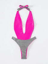 Sexy Halter Conjoined Bikini