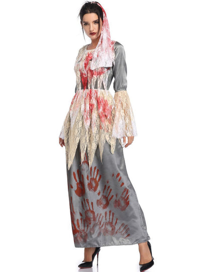 Vampire Ghost Bride Dress Cosplay