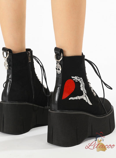 High-heeled Thick Platform Boots