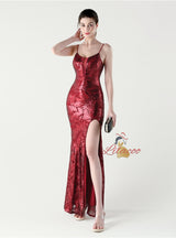 Sexy Mermaid Spaghetti Straps Prom Dress