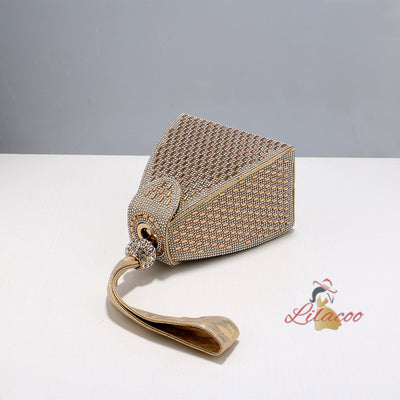 Women Dinner Beaded Handbag