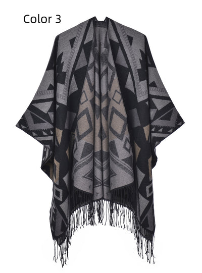 Bohemian Thickened Dual-purpose Scarf Cloak