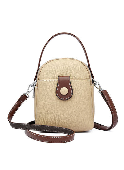 Leather Large-capacity Portable Messenger Bag