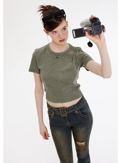 Short-sleeved Tight T-shirt