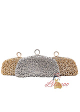 Deluxe Banquet Peacock Encrusted Dinner Bag