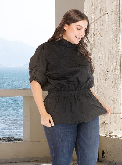 Plus Size Casual Long-sleeved Coat