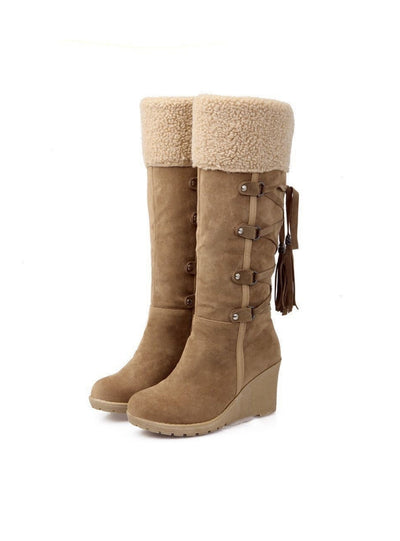 Winter Sheep Cake Wool Snow Boots