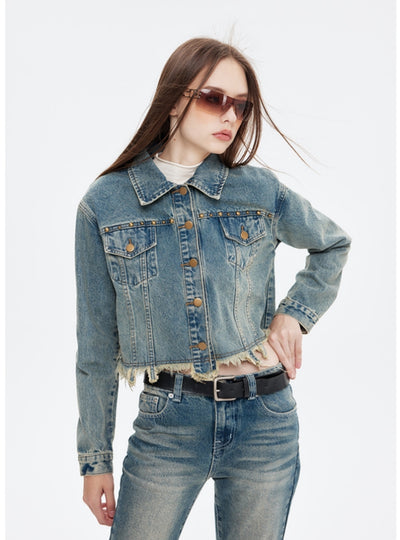 Retro Short Denim Jacket