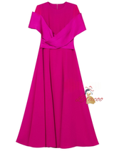 Purple Short Mother Of The Bride Dress