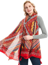 National Wind Travel Sun Protection Shawl Scarf