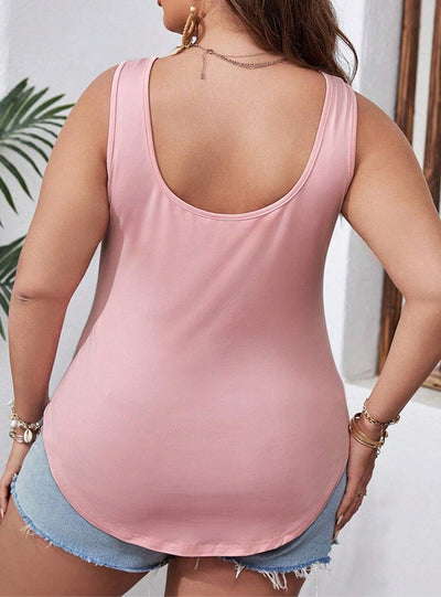 Sexy Hollow Irregular Vest Top