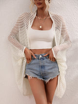 Hollow Beach Seaside Knitted Cover Up