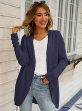 Women Cardigan Irregular Sweater Coat