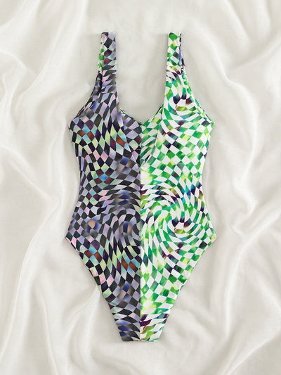 Sexy Suspender Slim One-piece Swimsuit