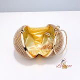 Diamond-encrusted Dinner Bag Small Round Bag