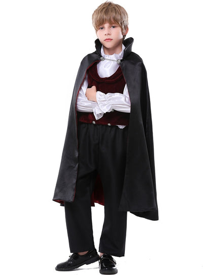 Halloween Cosplay Boy Prince Vampire Costume