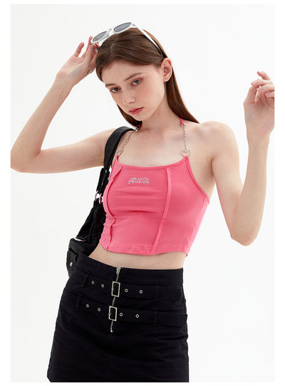 Strap Neck Halter Suspender Vest