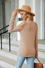 Round Neck Loose Long Sleeve T-shirt