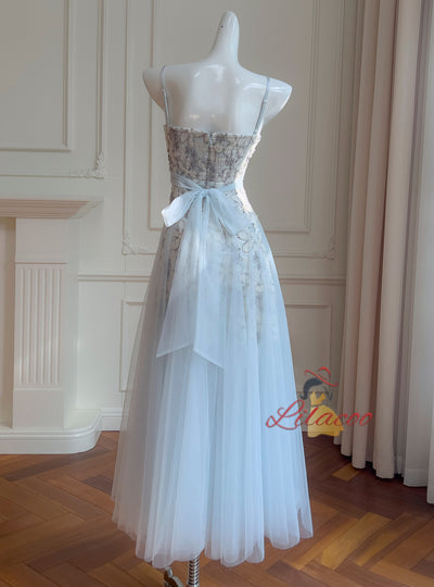 Sling Three-dimensional Gauze Dress