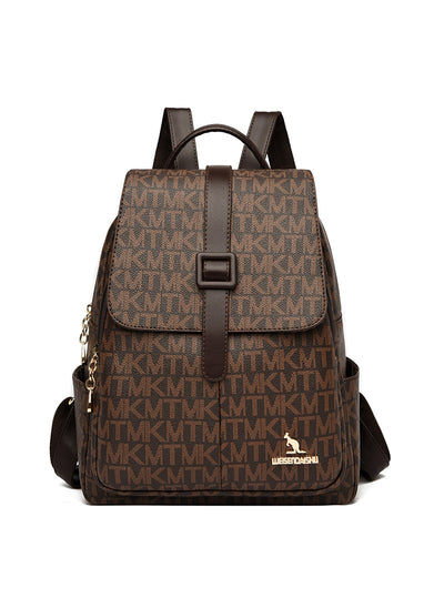 Women Pvc Leather Backpack