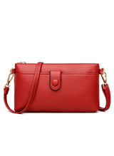 Solid Color Multi-layer Handbag