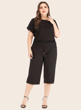 Pant Top Two-piece Loose Plus Size Suit