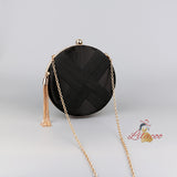 Ladies Joker Round Evening Bag Tassel Bag