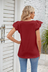 Solid Color Short-sleeved T-shirt