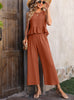 Sleeveless Vest Wide-leg Pants Casual Suit