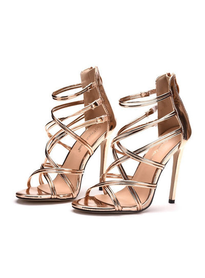 11 cm Roman Stiletto Heels Sandals