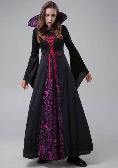 Evil Court Queen Vampire Role-playing Dress