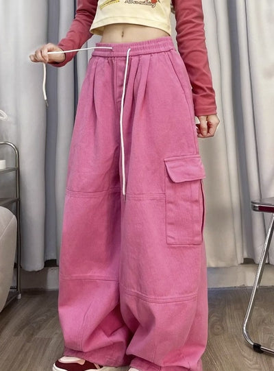 Thickened Loose Wide-leg Slacks Pant
