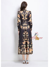 Palace Style Stand-up Collar Slim Shirt Suit