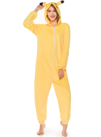 Yellow Halloween Pikachu Onesie Pajama