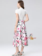 Short-sleeved Shirt T blood Skirt Two-piece Suit