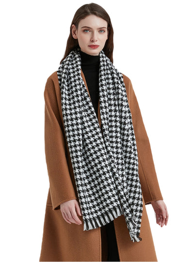 College Wind Houndstooth Scarf