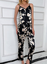 Sexy Suspender Lace Trousers Pajamas Set