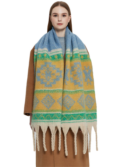 Jacquard Coarse Beard Scarf