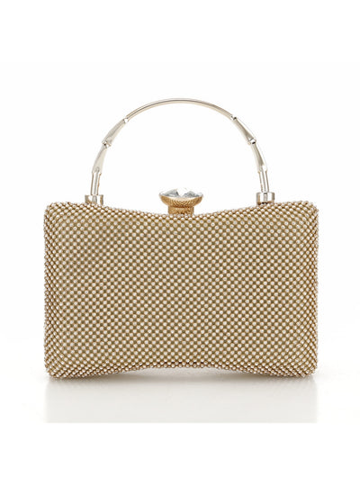 Diamond-encrusted Shoulder Handbag
