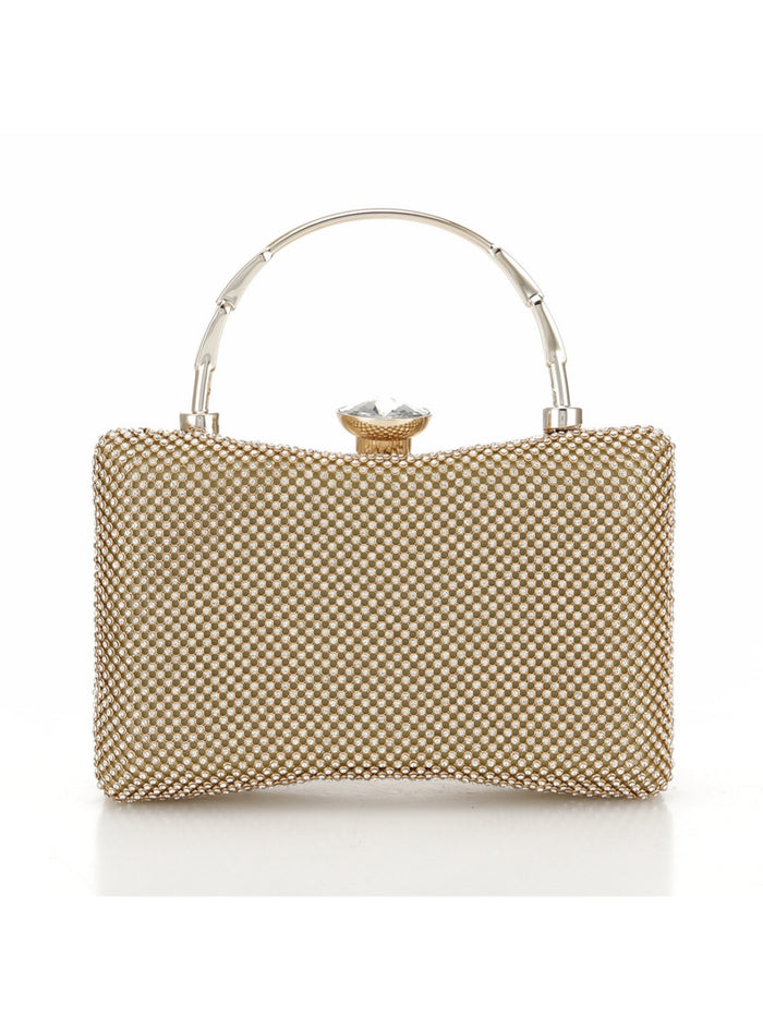 Diamond-encrusted Shoulder Handbag