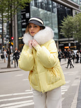 Large Fur Collar Short Loose Cotton Coat