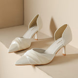 Thin-heeled Sharp Points and Shallow Mouth Shoes