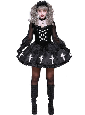 Vampire Ghost Nun Costume Cosplay