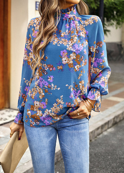 Women Print Long Sleeve Shirt