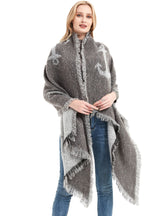 Thickened Polka-dot Diagonal Scarf Shawl