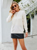 Women Long Sleeve Button Sweater