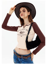 Retro Slim Short Long Sleeve T-shirt