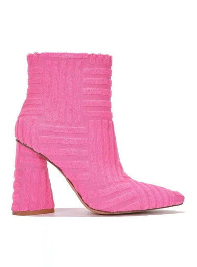 Casual Thick-heeled High-heeled Pointed Boots